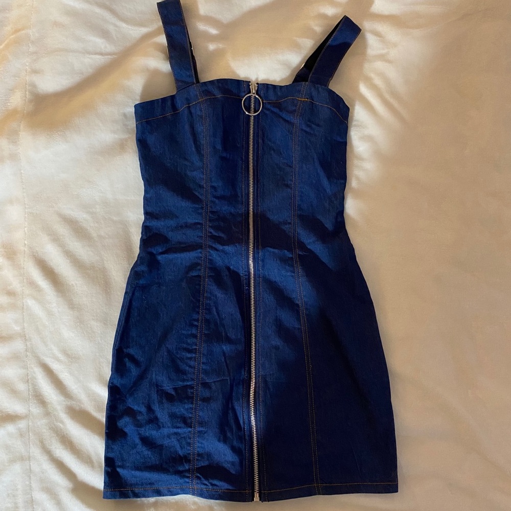 Tiger mist jean dress - xs